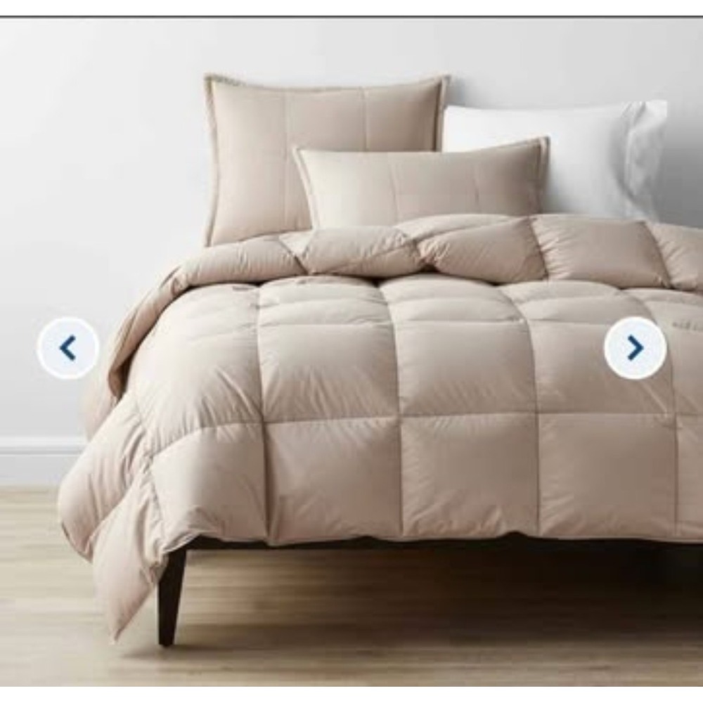 The Company Store Lacrosse Extra Warmth Down Comforter Feather Tan Twin/XL NEW!